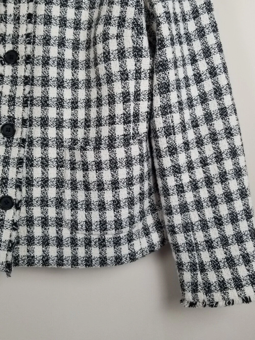 Talbots Checked Jacket Size 8